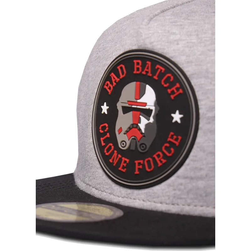 shapka-ploska-siv-snapbek-za-deca-the-bad-batch-clone-force-ot-difuzed