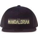 shapka-ploska-cherna-snapbek-the-mandalorian-silhouette-ot-difuzed