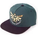 shapka-ploska-zelena-snapbek-trifuerza-hyrule-the-legend-of-zelda-ot-difuzed