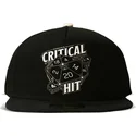 shapka-ploska-cherna-snapbek-critical-hit-dice-ot-difuzed