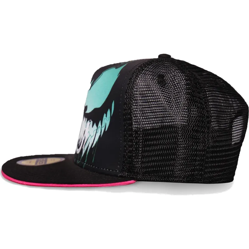 shapka-ploska-cherna-snapbek-za-deca-trucker-ot-difuzed