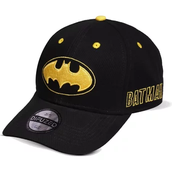 Difuzed Curved Brim Batman Core Logo DC Comics Black Snapback Cap