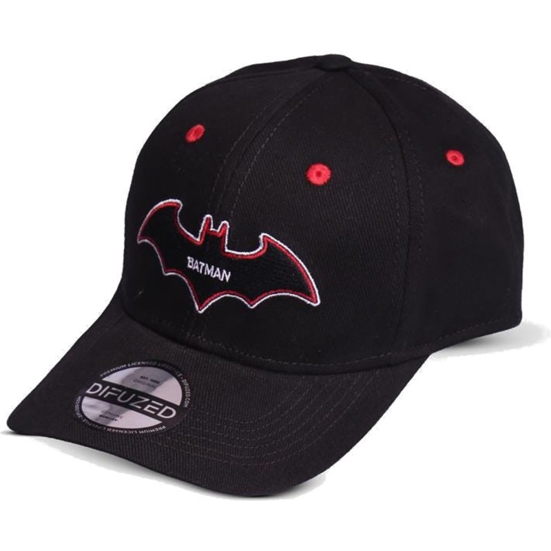 Difuzed Curved Brim Batman DC Comics Black Snapback Cap: 