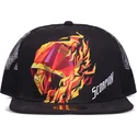 shapka-ploska-cherna-snapbek-trucker-ot-difuzed