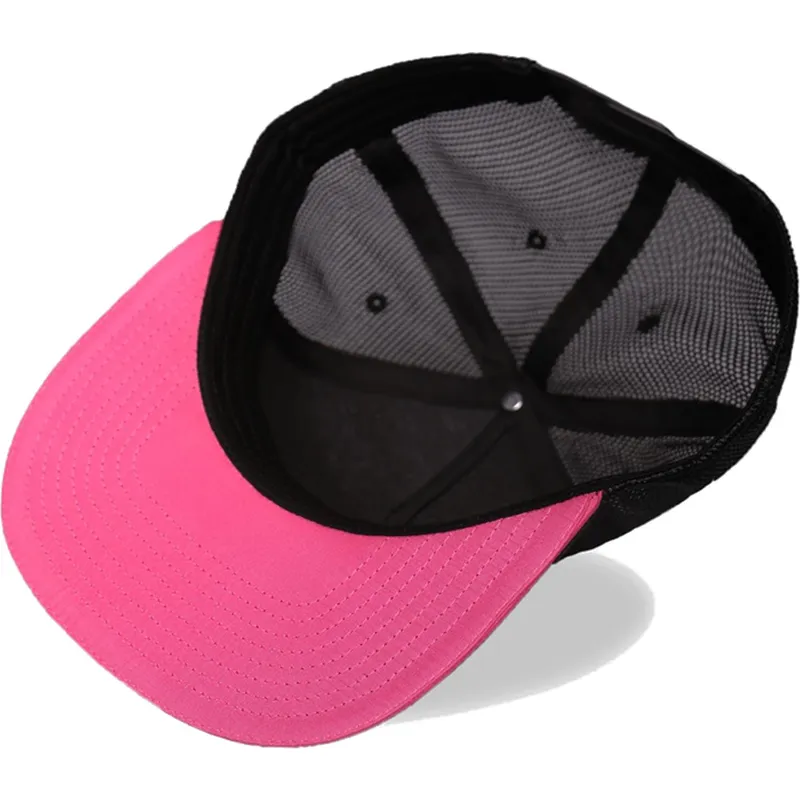 shapka-ploska-cherna-snapbek-za-deca-trucker-ot-difuzed