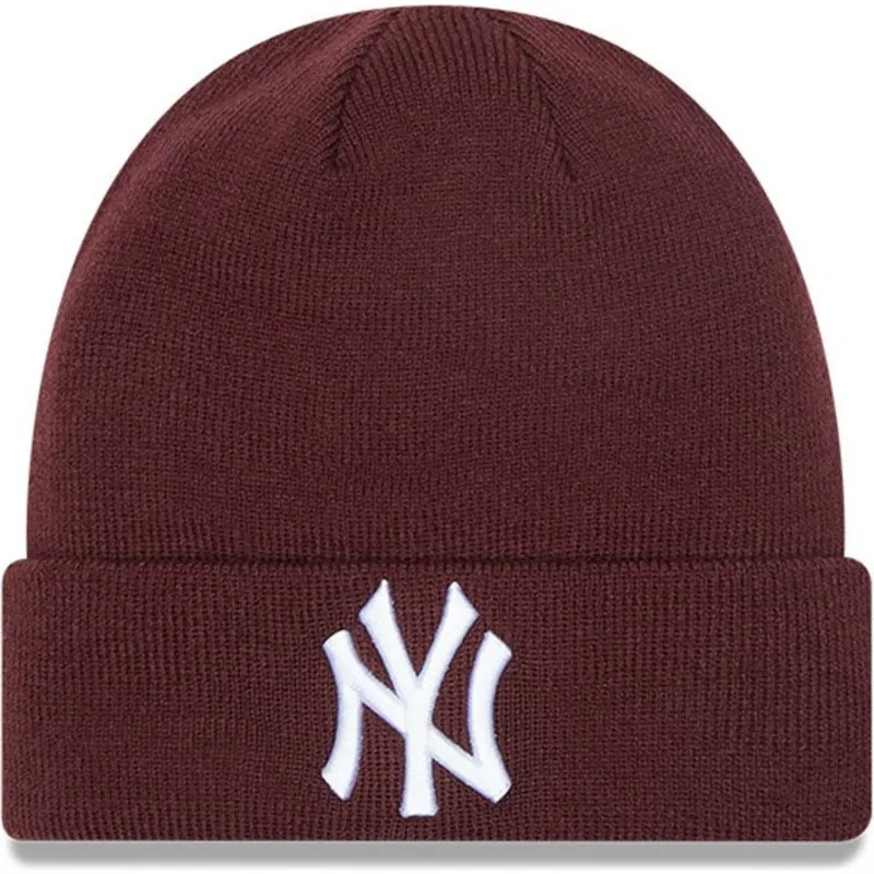 shapka-tmnocherven-cuff-beanie-league-essential-na-new-york-yankees-mlb-ot-new-era