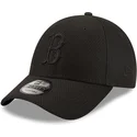 shapka-izvita-cherna-snapbek-9forty-mono-team-colour-na-boston-red-sox-mlb-ot-new-era