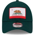 shapka-izvita-zelena-reguliruem-9forty-us-state-na-california-republic-ot-new-era
