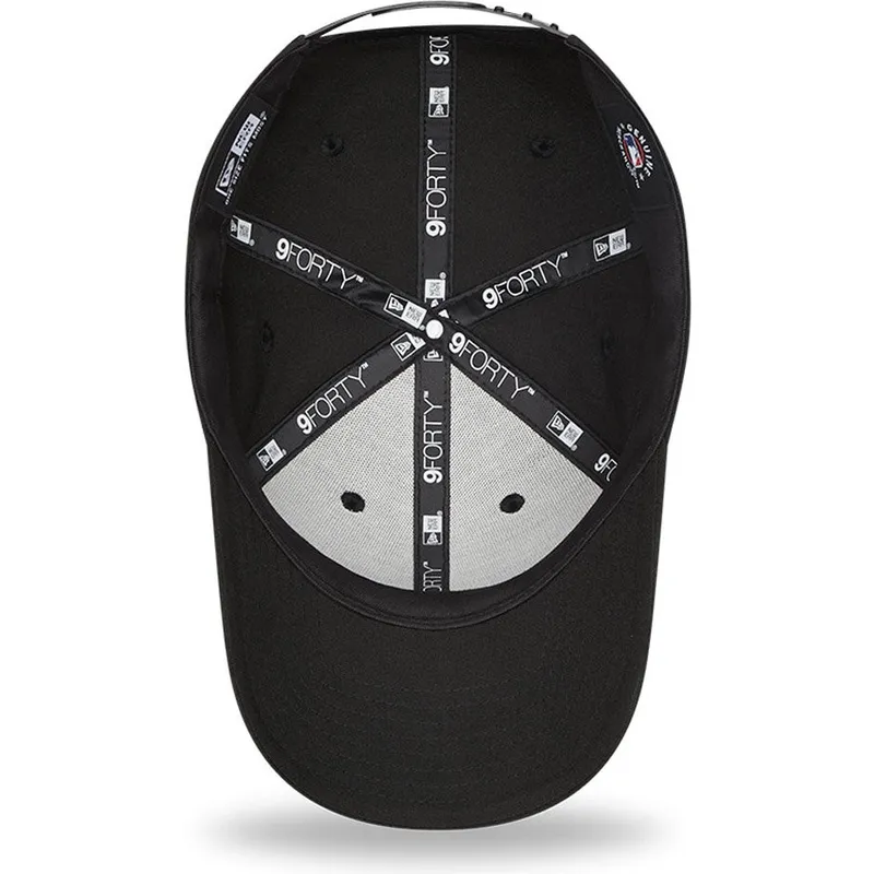 shapka-izvita-cherna-reguliruem-9forty-black-and-gold-na-new-york-yankees-mlb-ot-new-era