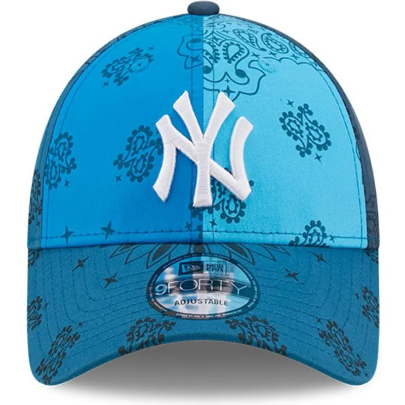 shapka-izvita-sinya-reguliruem-9forty-paisley-print-na-new-york-yankees-mlb-ot-new-era