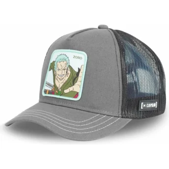 Grå trucker-kasket Roronoa Zoro ZOR1 One Piece fra Capslab