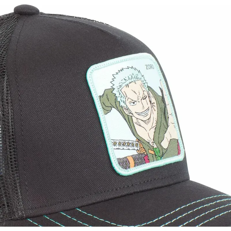 schwarze-trucker-cap-roronoa-zoro-zor2-one-piece-von-capslab