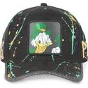 capslab-disney-tio-gilito-tag-scr1-verstellbare-schwarze-und-grune-gebogene-kappe