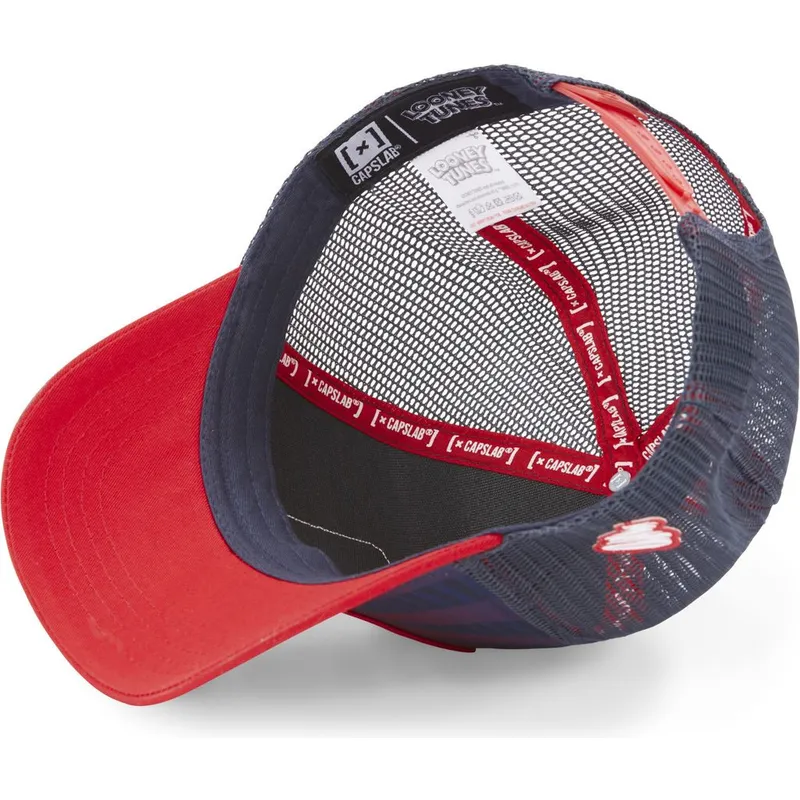trucker-cap-marineblau-und-rot-tasmanischer-teufel-loo5-taz2-looney-tunes-von-capslab