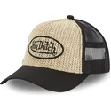 trucker-kasket-brun-og-sort-paille-fra-von-dutch