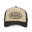 trucker-kasket-brun-og-sort-paille-fra-von-dutch
