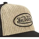 trucker-cap-braun-und-schwarz-paille-von-von-dutch