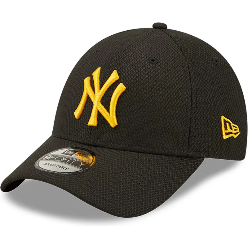 shapka-izvita-cherna-reguliruem-9forty-diamond-era-na-new-york-yankees-mlb-ot-new-era