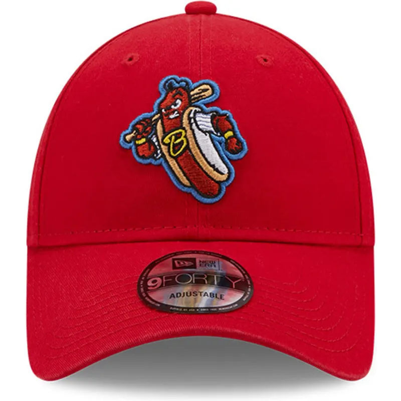 shapka-izvita-chervena-reguliruem-9forty-na-reading-fightin-phils-milb-ot-new-era
