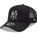 new-era-new-york-yankees-mlb-a-frame-camo-infill-trucker-cap-in-marineblau