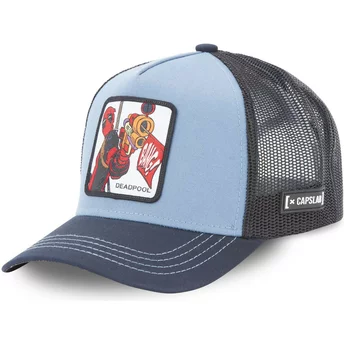 Capslab Deadpool DEA2 Marvel Comics Blue Trucker Hat