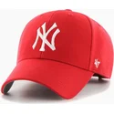 shapka-izvita-chervena-snapbek-mvp-na-new-york-yankees-mlb-ot-47-brand