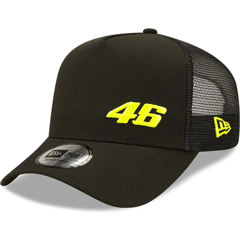 shapka-izvita-traker-cherna-snapbek-a-frame-repreve-flawless-na-valentino-rossi-vr46-motogp-ot-new-era