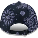 new-era-new-york-yankees-mlb-9forty-paisley-print-verstellbare-marineblaue-kappe-mit-gebogenem-schirm