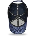 new-era-new-york-yankees-mlb-9forty-paisley-print-verstellbare-marineblaue-kappe-mit-gebogenem-schirm