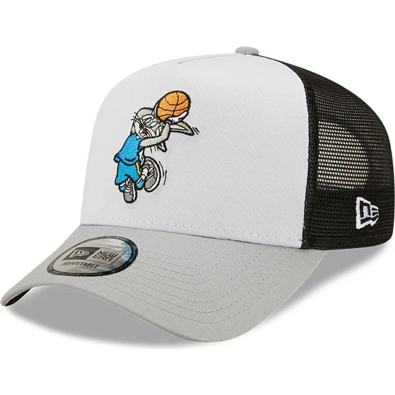 shapka-izvita-traker-siv-snapbek-a-frame-character-sports-na-bugs-bunny-looney-tunes-ot-new-era