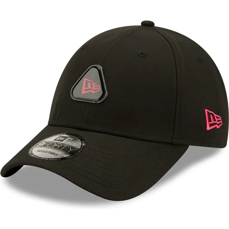 shapka-izvita-cherna-reguliruem-9forty-tri-patch-ot-new-era