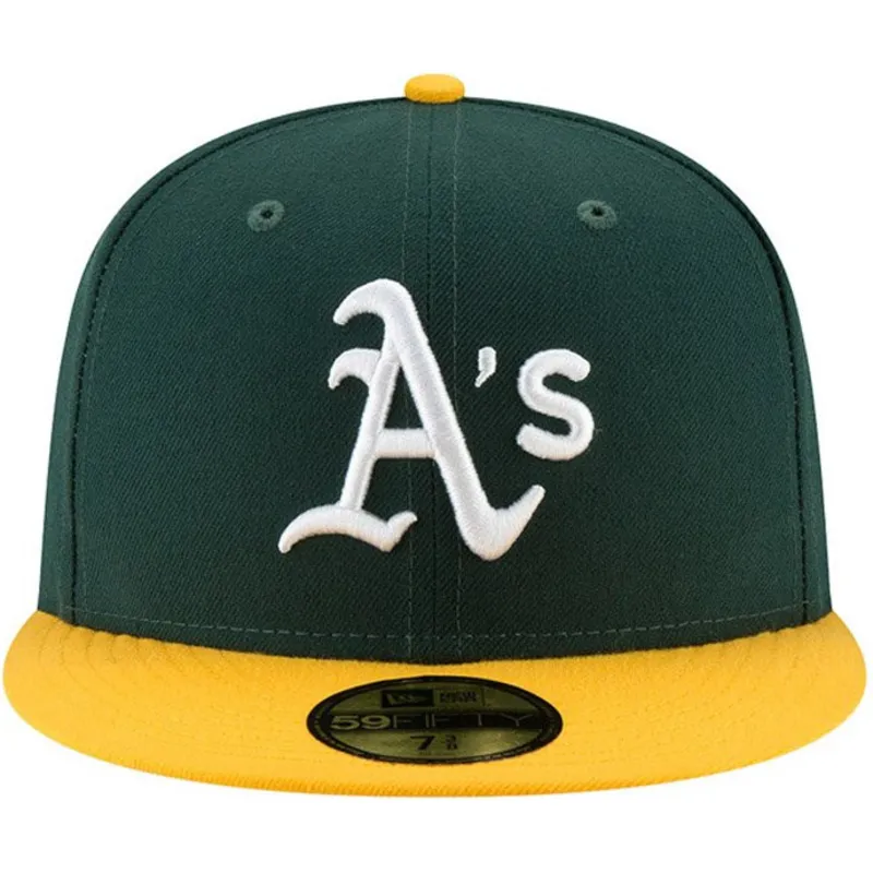 shapka-ploska-zelena-prilepnala-59fifty-ac-perf-na-oakland-athletics-mlb-ot-new-era