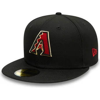 Шапка плоска черна прилепнала 59FIFTY AC Perf на Arizona Diamondbacks MLB от New Era
