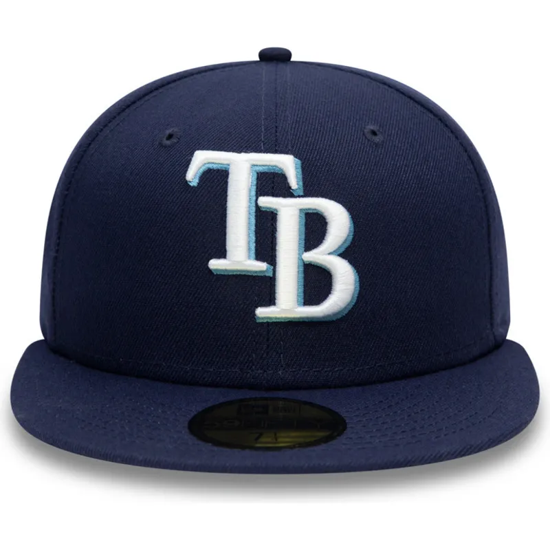shapka-ploska-tmnosin-prilepnala-59fifty-ac-perf-na-tampa-bay-rays-mlb-ot-new-era