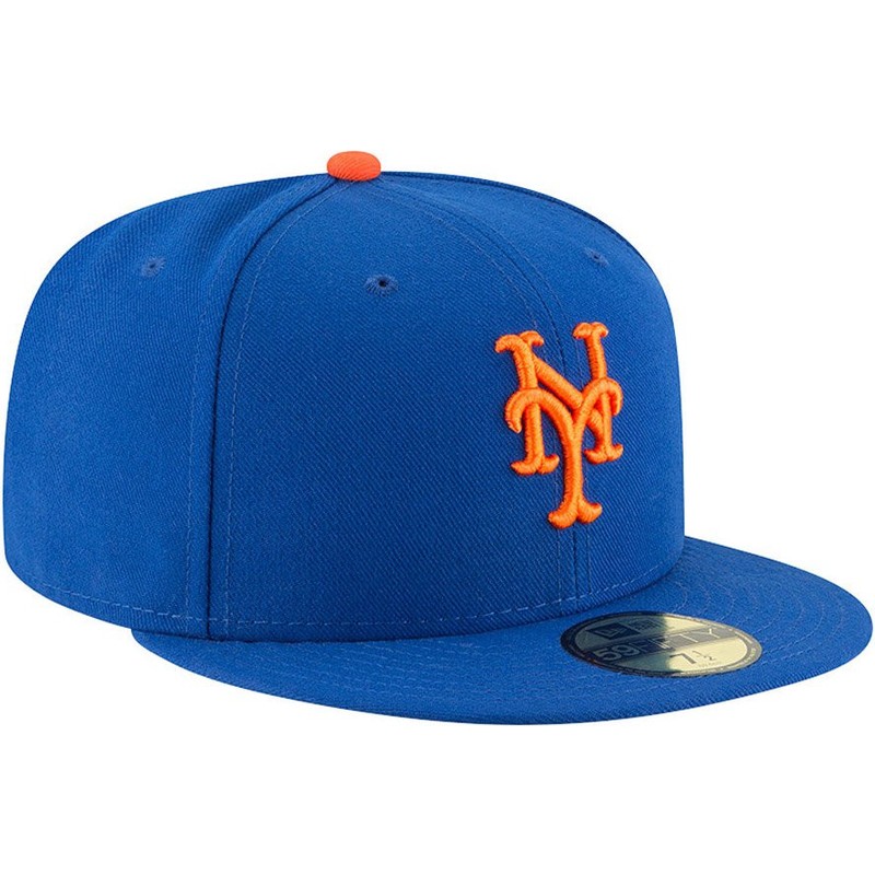 new york mets grey brim fitted