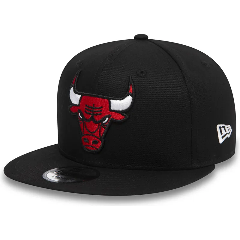 shapka-ploska-cherna-snapbek-9fifty-na-chicago-bulls-nba-ot-new-era