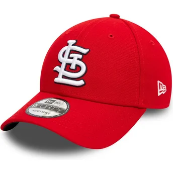 shapka-izvita-chervena-reguliruem-9forty-the-league-na-st-louis-cardinals-mlb-ot-new-era