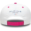 gorra-curva-blanca-azul-y-rosa-snapback-9fifty-stretch-snap-guanyu-zhou-de-alpine-formula-1-renault-de-new-era