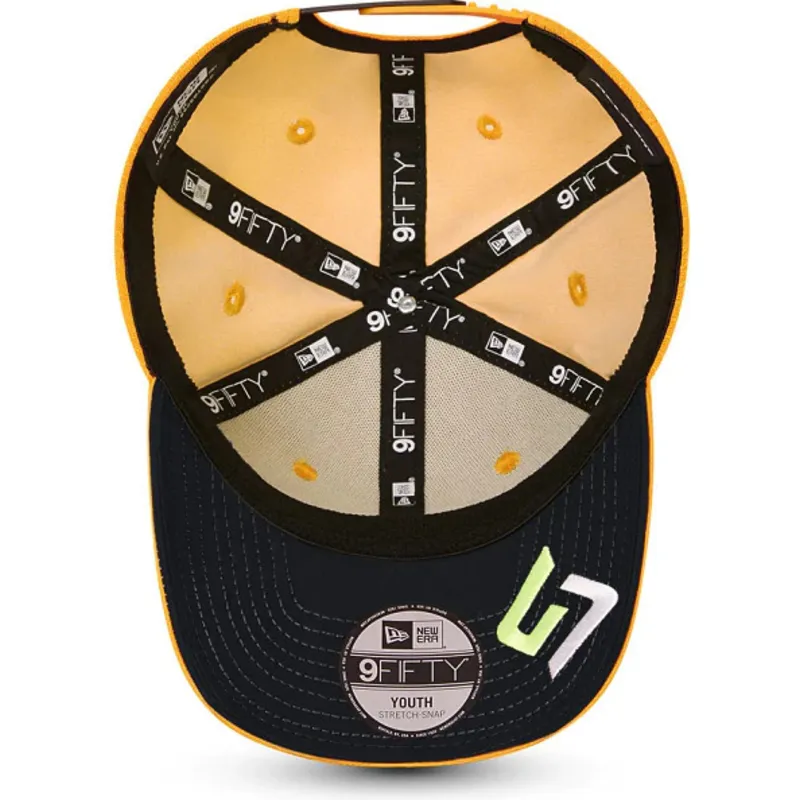 shapka-izvita-oranzhev-snapbek-za-deca-9fifty-stretch-snap-lando-norris-na-mclaren-racing-formula-1-ot-new-era shapka-izvita-oranzhev-snapbek-za-deca-9fifty-stretch-snap-lando-norris-na-mclaren-racing-formula-1-ot-new-era