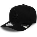 shapka-izvita-cherna-snapbek-9fifty-stretch-snap-tonal-na-los-angeles-dodgers-mlb-ot-new-era