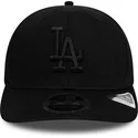 shapka-izvita-cherna-snapbek-9fifty-stretch-snap-tonal-na-los-angeles-dodgers-mlb-ot-new-era
