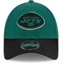 new-era-new-york-jets-nfl-9forty-stretch-snap-sideline-road-grun-schwarze-snapback-kappe-mit-gebogenem-schirm