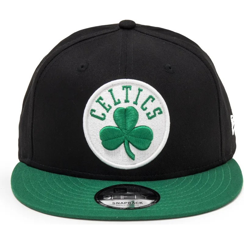 shapka-ploska-cherna-snapbek-9fifty-na-boston-celtics-nba-ot-new-era