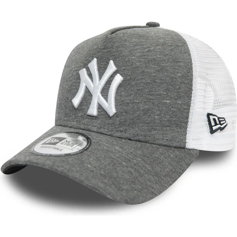 dunkelgraue-und-weisse-trucker-cap-a-frame-jersey-essential-der-new-york-yankees-mlb-von-new-era