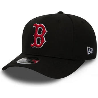 shapka-izvita-cherna-snapbek-9fifty-stretch-snap-na-boston-red-sox-mlb-ot-new-era