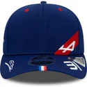 gorra-curva-azul-snapback-9fifty-stretch-snap-esteban-ocon-de-alpine-formula-1-renault-de-new-era