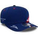 gorra-curva-azul-snapback-9fifty-stretch-snap-esteban-ocon-de-alpine-formula-1-renault-de-new-era