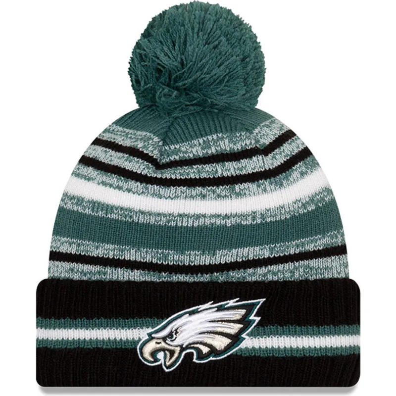shapka-pompon-zelena-sport-sideline-na-philadelphia-eagles-nfl-ot-new-era