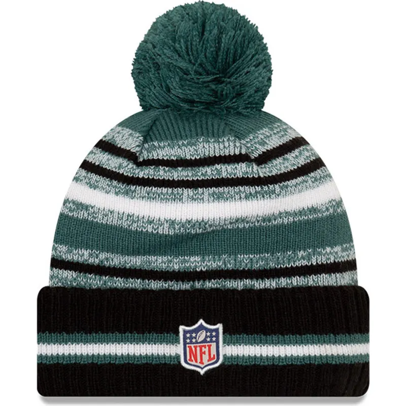shapka-pompon-zelena-sport-sideline-na-philadelphia-eagles-nfl-ot-new-era