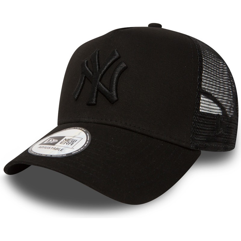 New York Yankees MLB Black Trucker Hat 